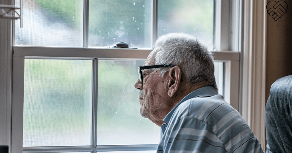 Constantly checking door handles or staring out the window, looking for a way out.