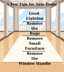 Small changes in the home environment that increase the sense of safety for a person with dementia.